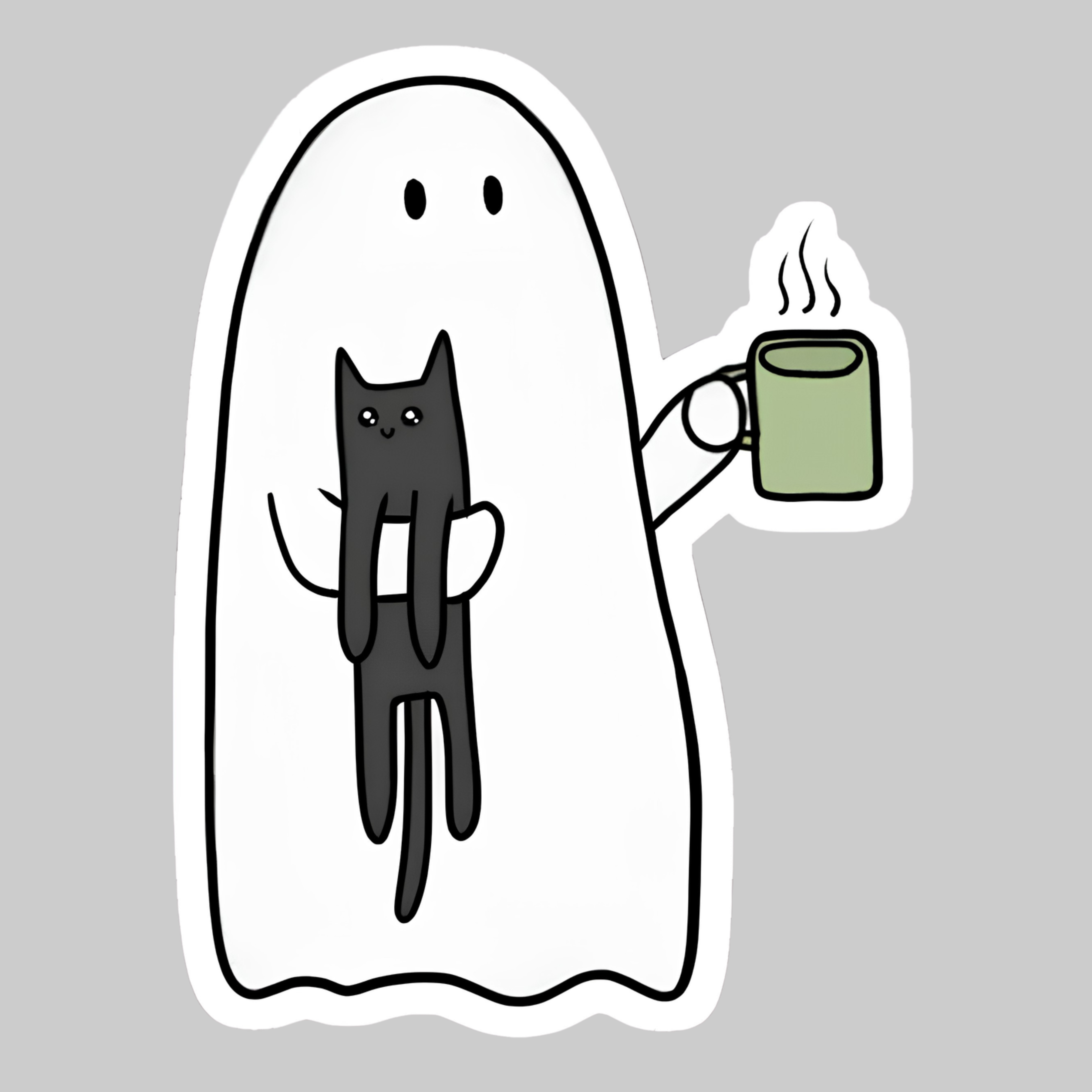Ghoul’s Got a Cat | Iron on patch | Cute Cat