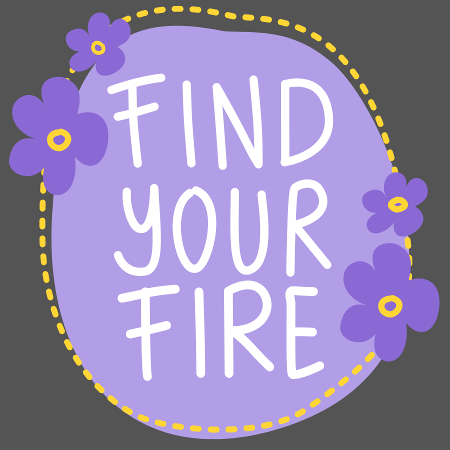 Find your fire | Iron-on Patch | Aesthetic Quote Pop patches