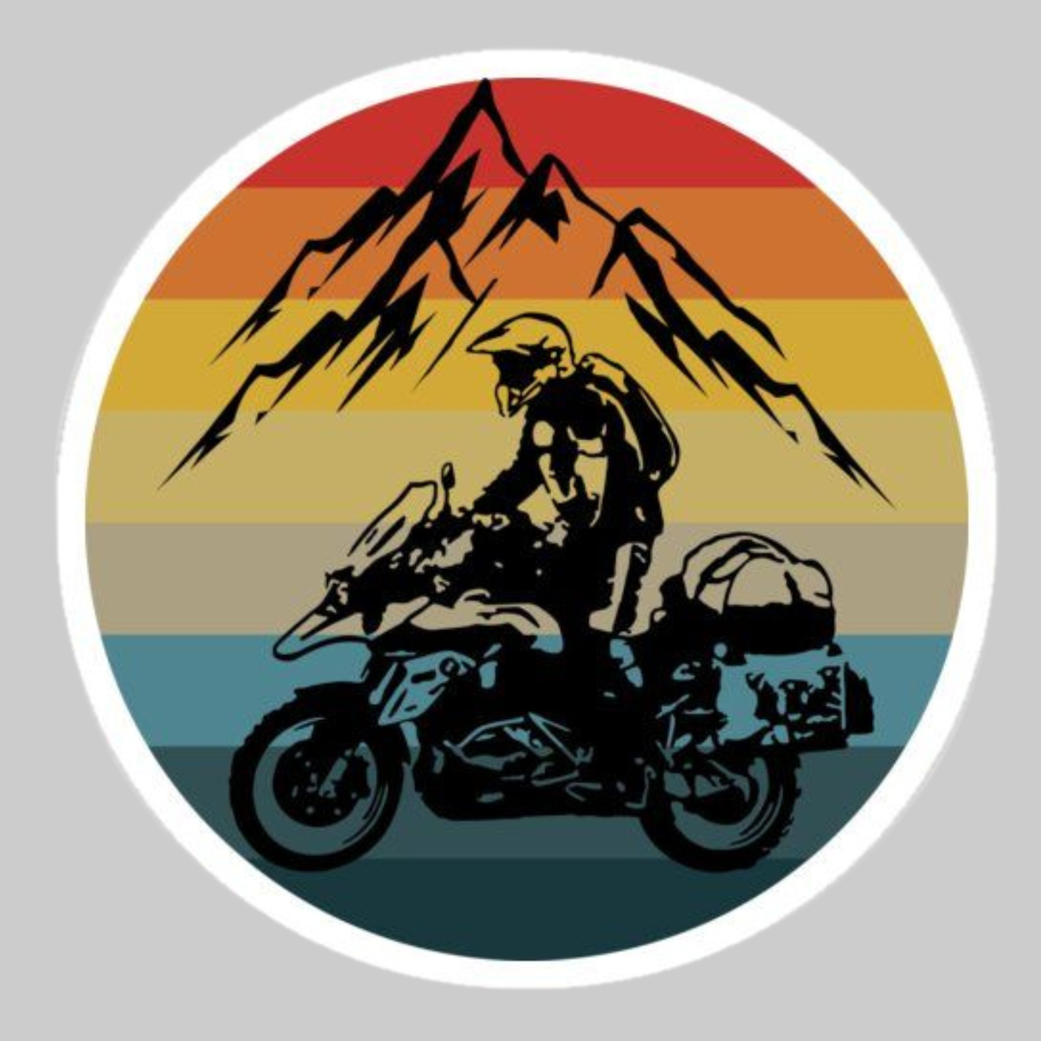 Mountain Rider | Iron-on Patch | Biker's Creed