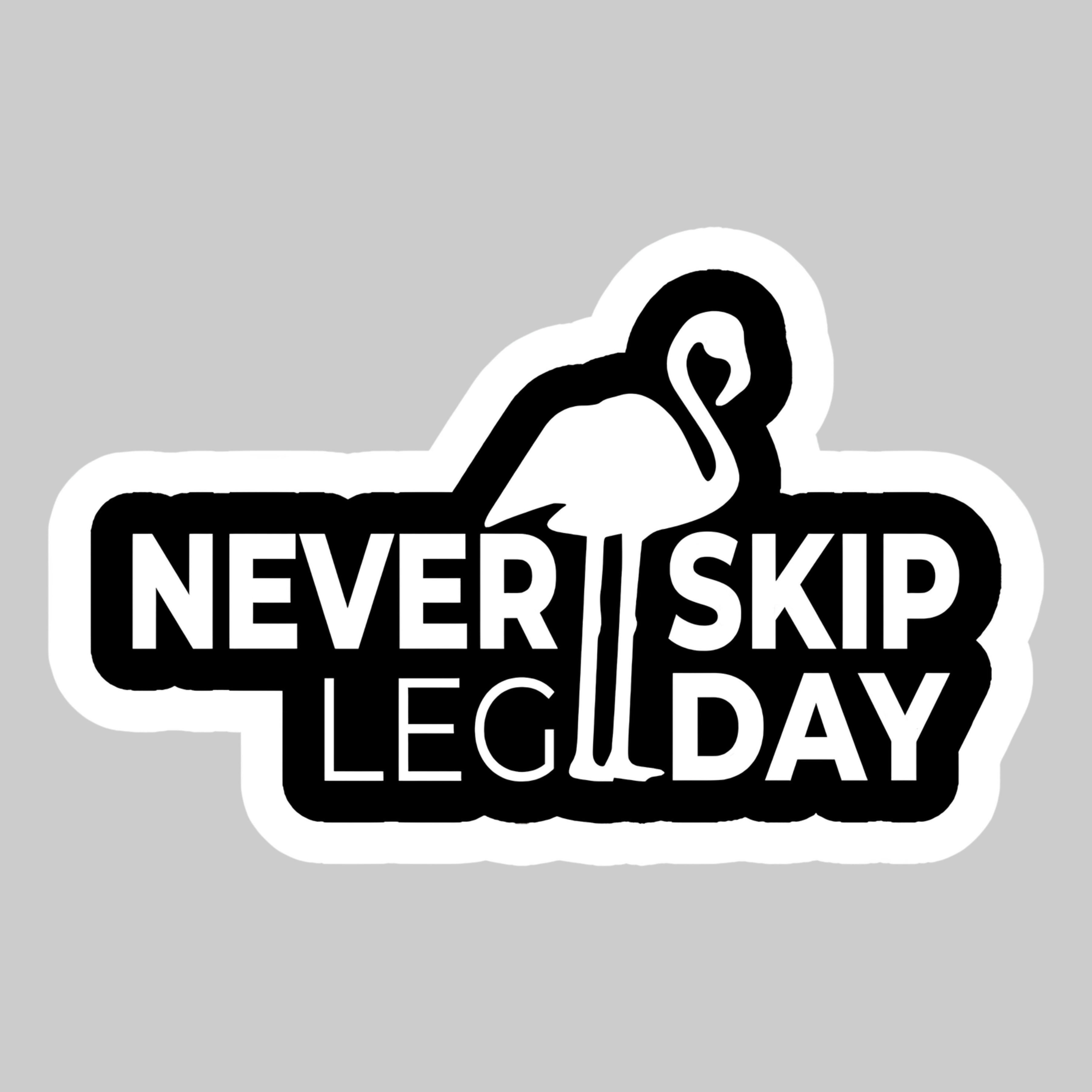 Naver Skip Leg Day | Iron-on Patch | Lift Cult