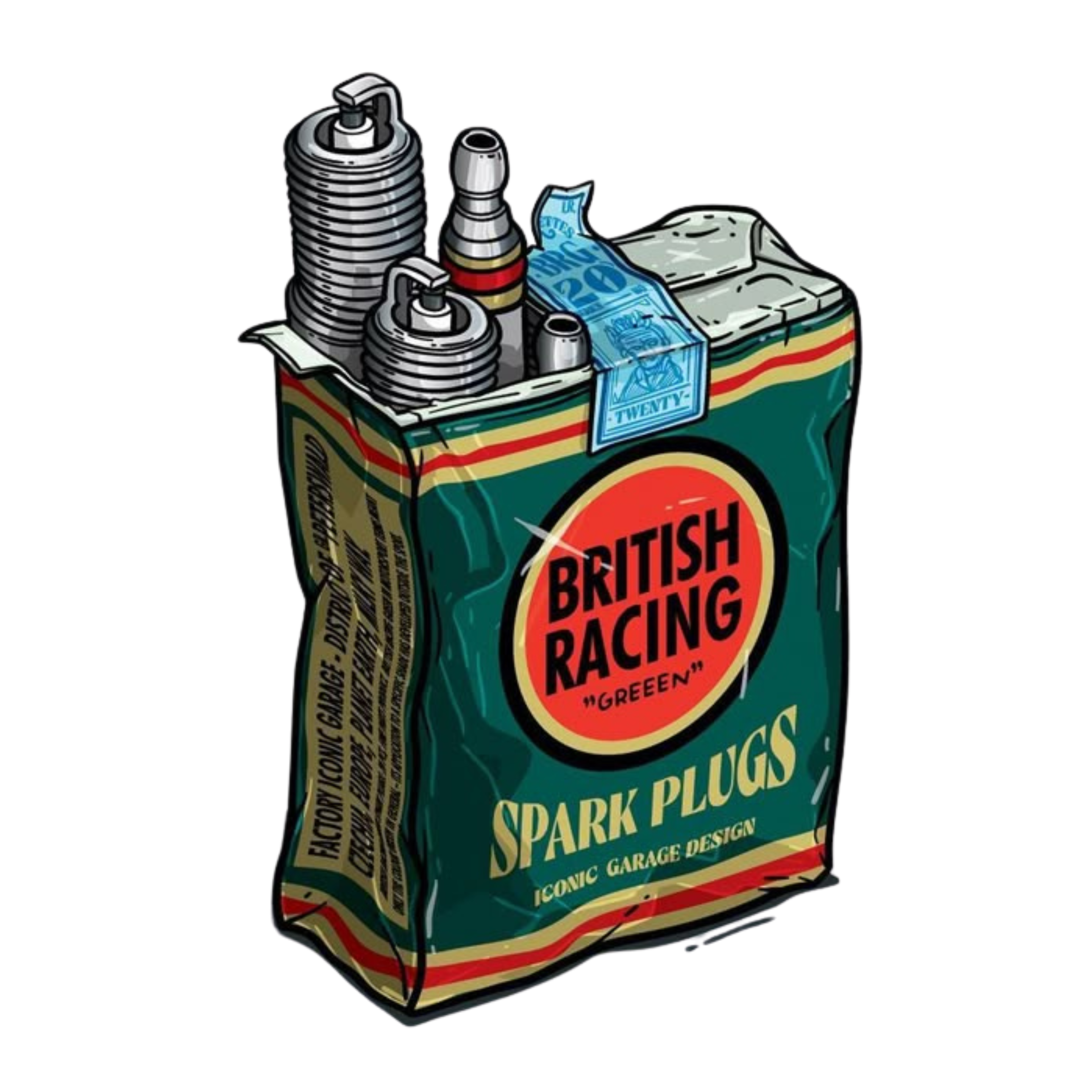 British Spark | Iron-on Patch | Biker's Creed