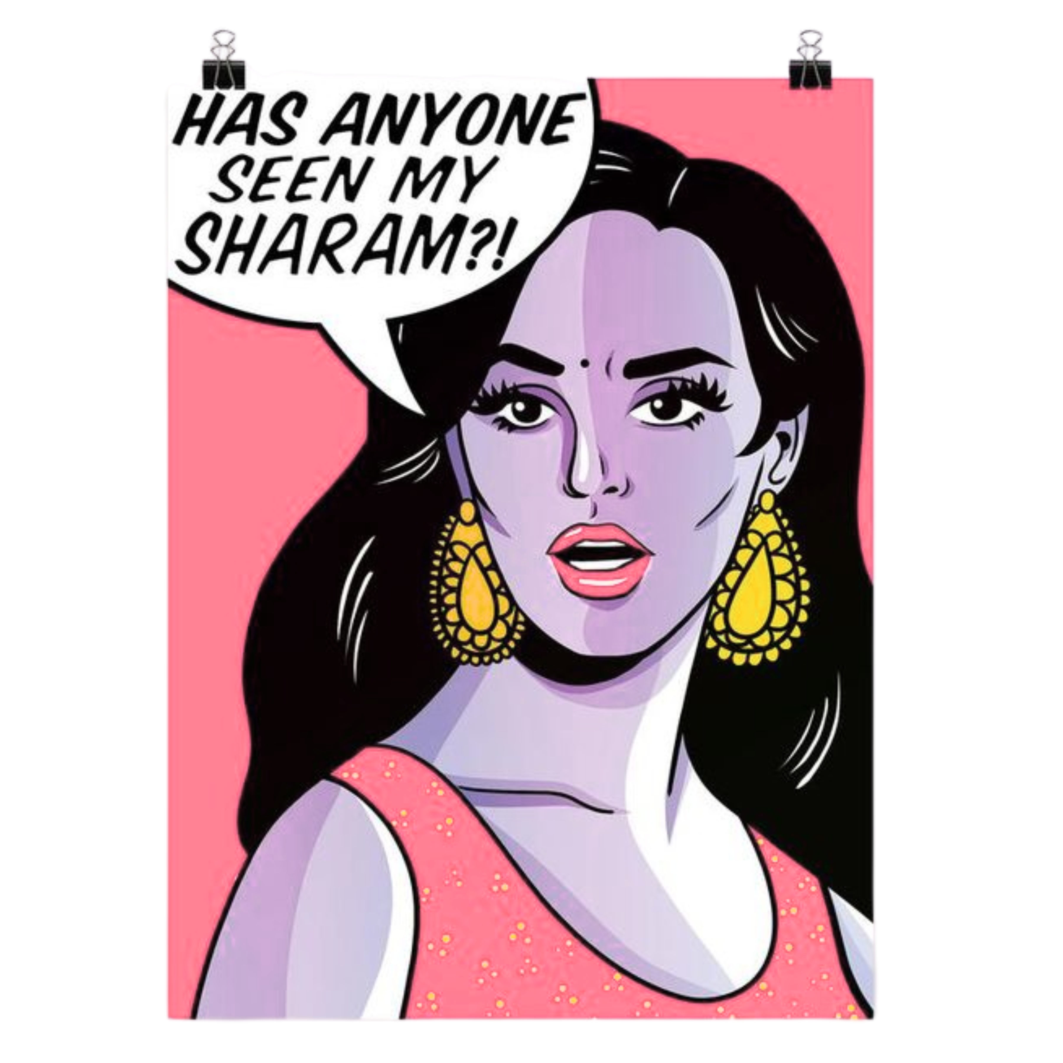 Sharam Kahan Hai | Iron-on Patch | Girlie Pop