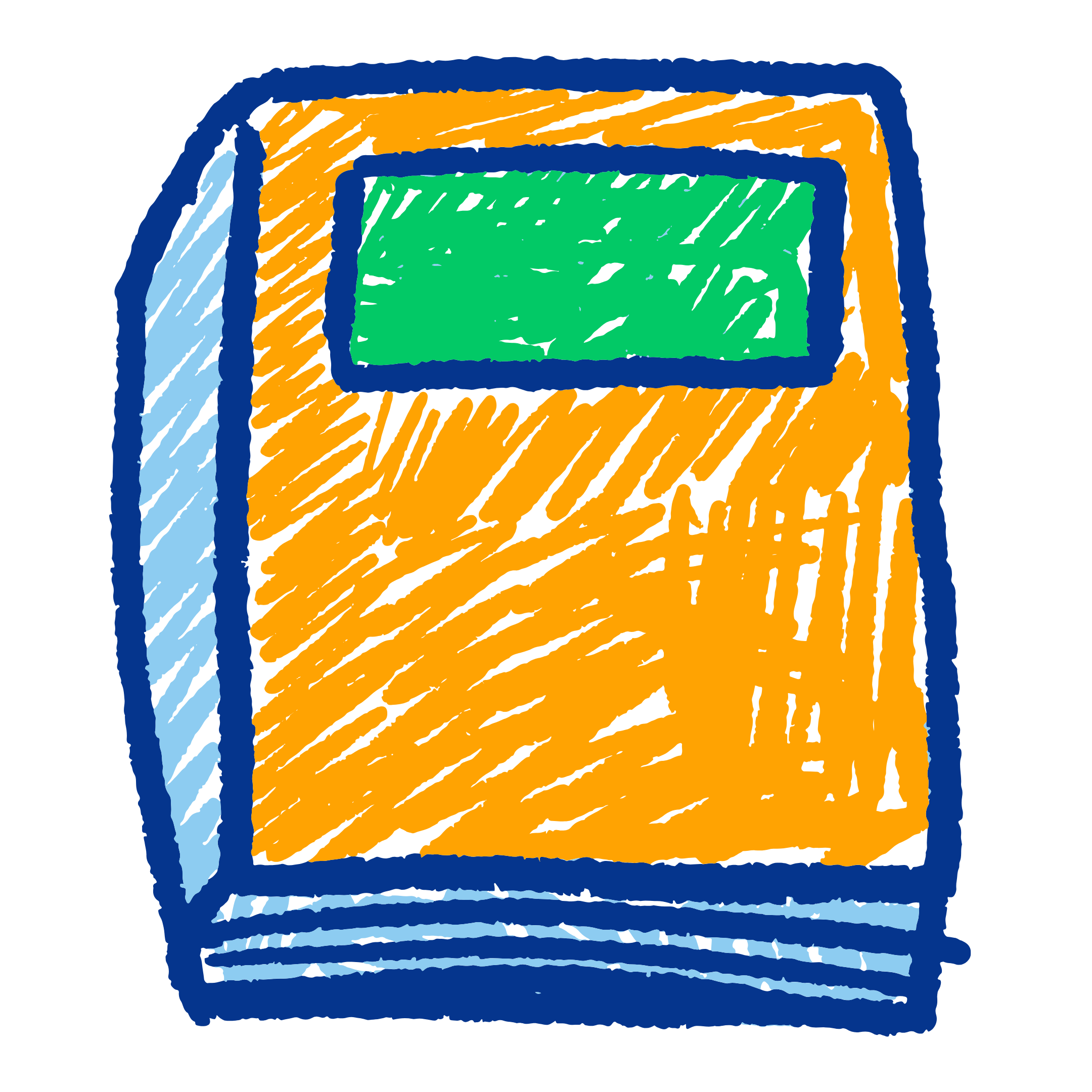 Yellow Book | Iron-on Patch | Meadow Manor
