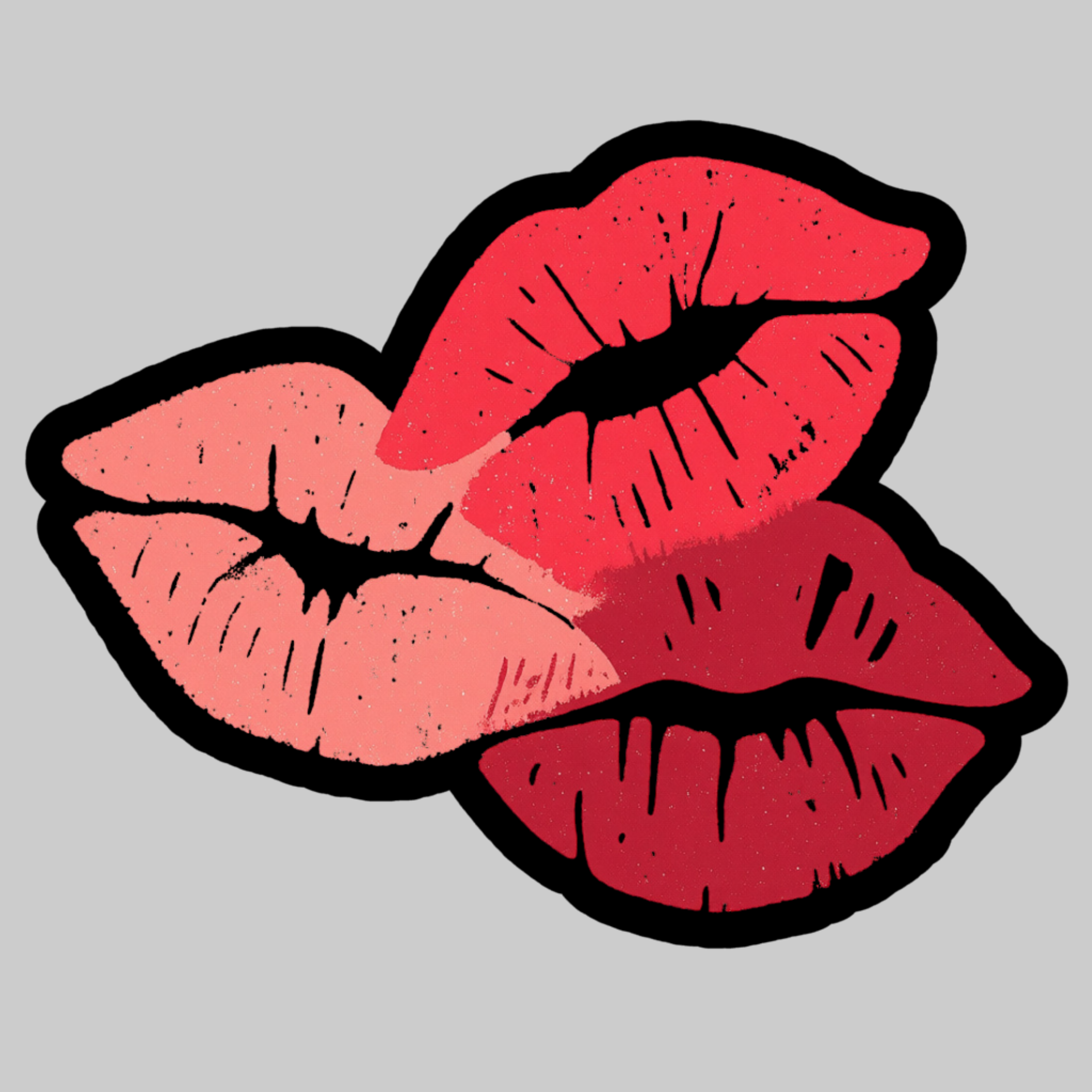 Triple Kiss | Iron-on Patch | Pinterest Board