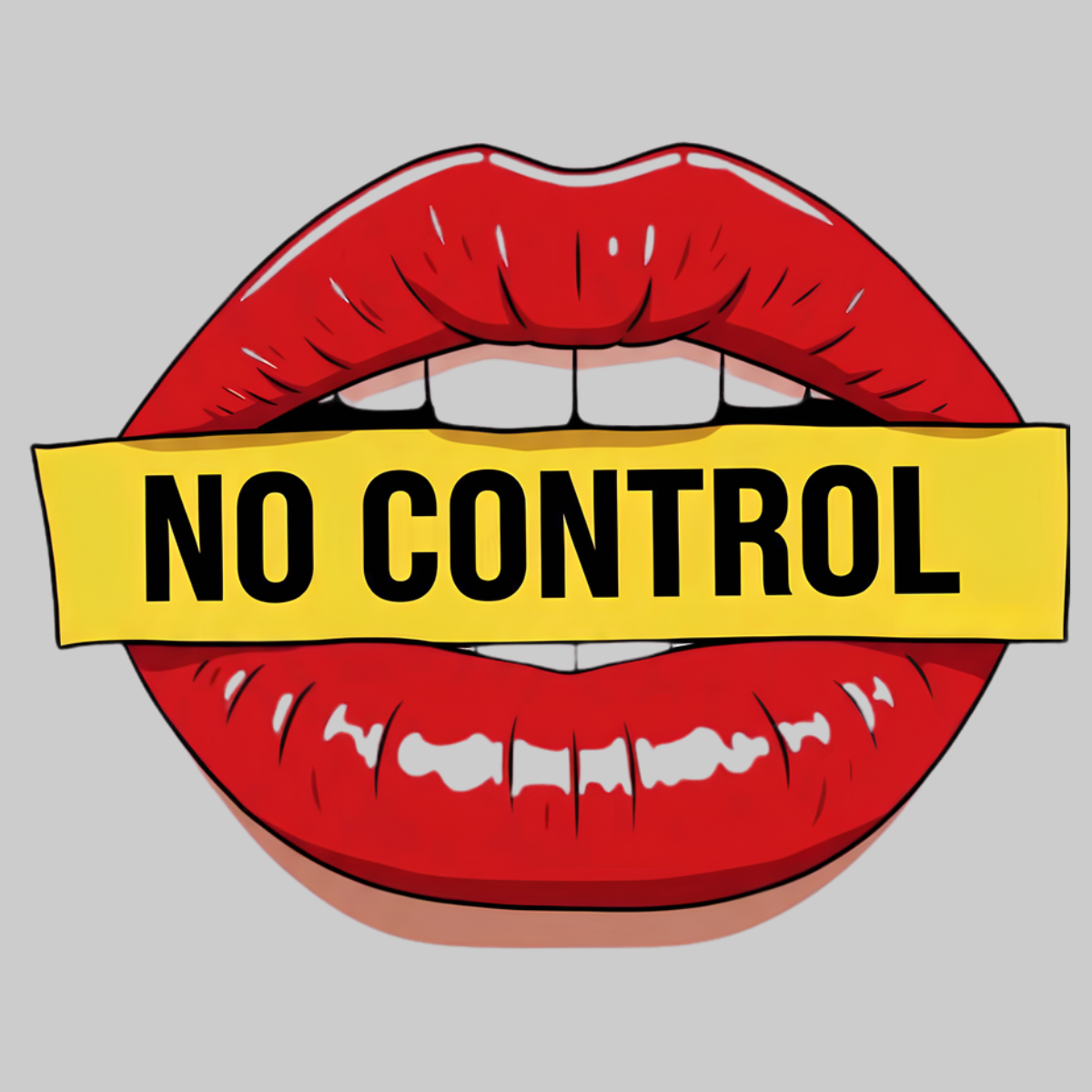 No Control | Iron-on Patch | Bindaas Bol