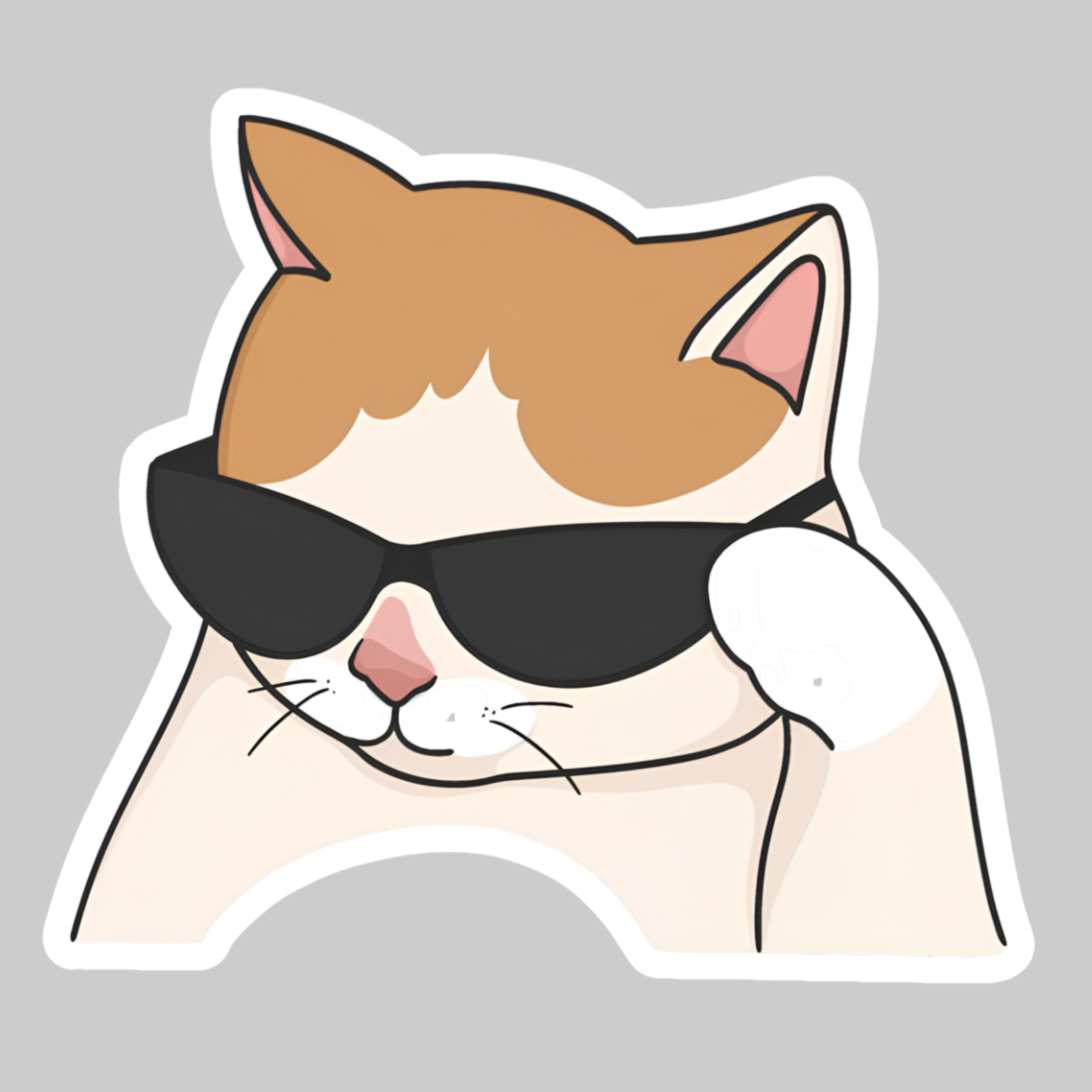 Meow Mode: ON | Iron on patch | Cute Cat