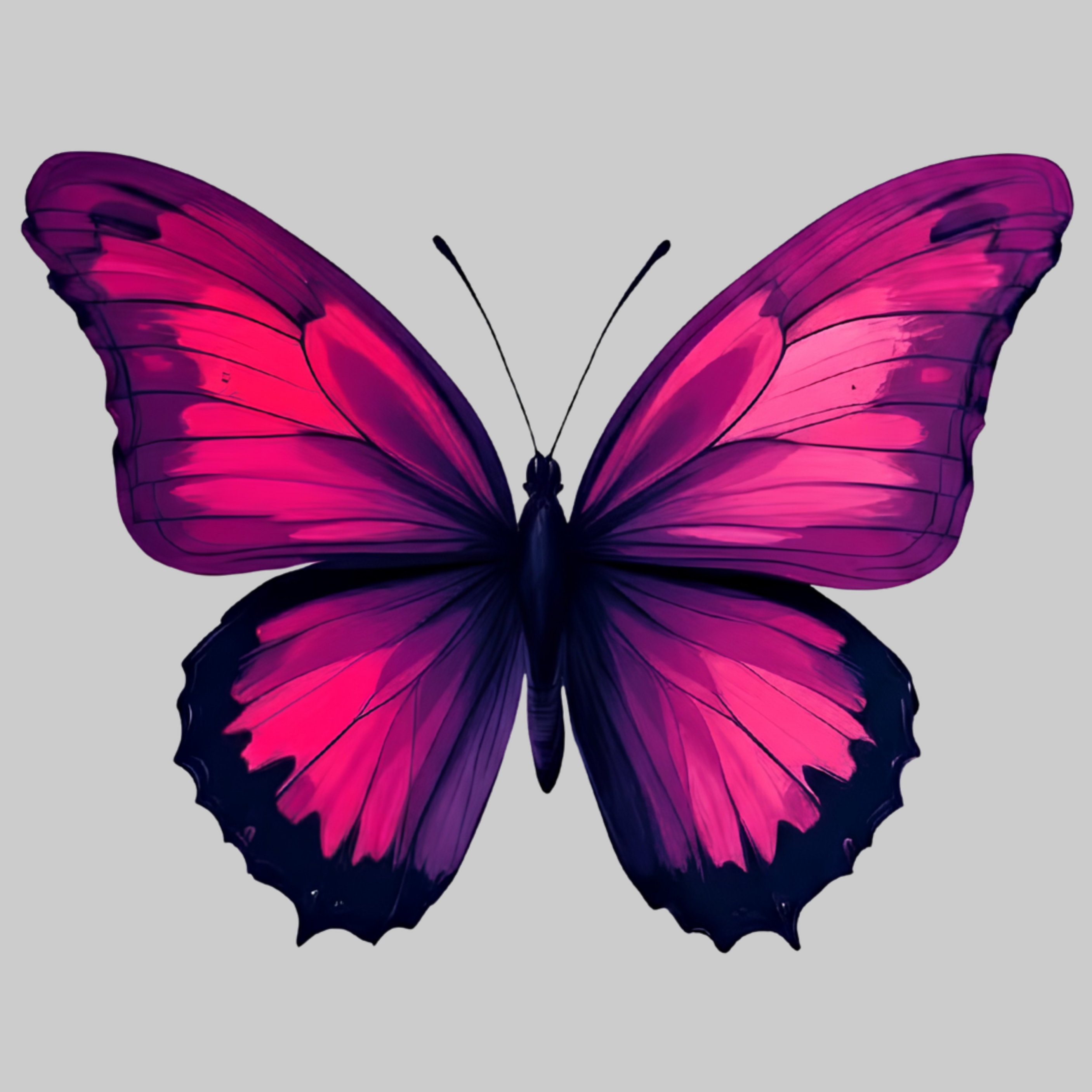 Pink Butterfly | Iron-on Patch | Pinterest Board