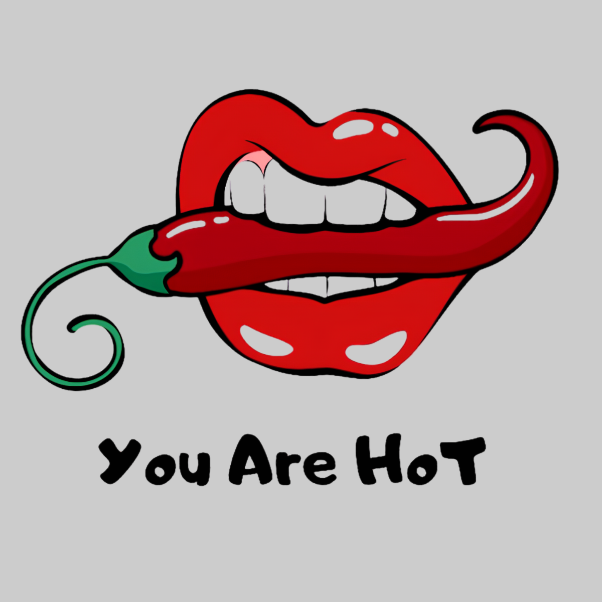You Are Hot | Iron-on Patch | Bindaas Bol