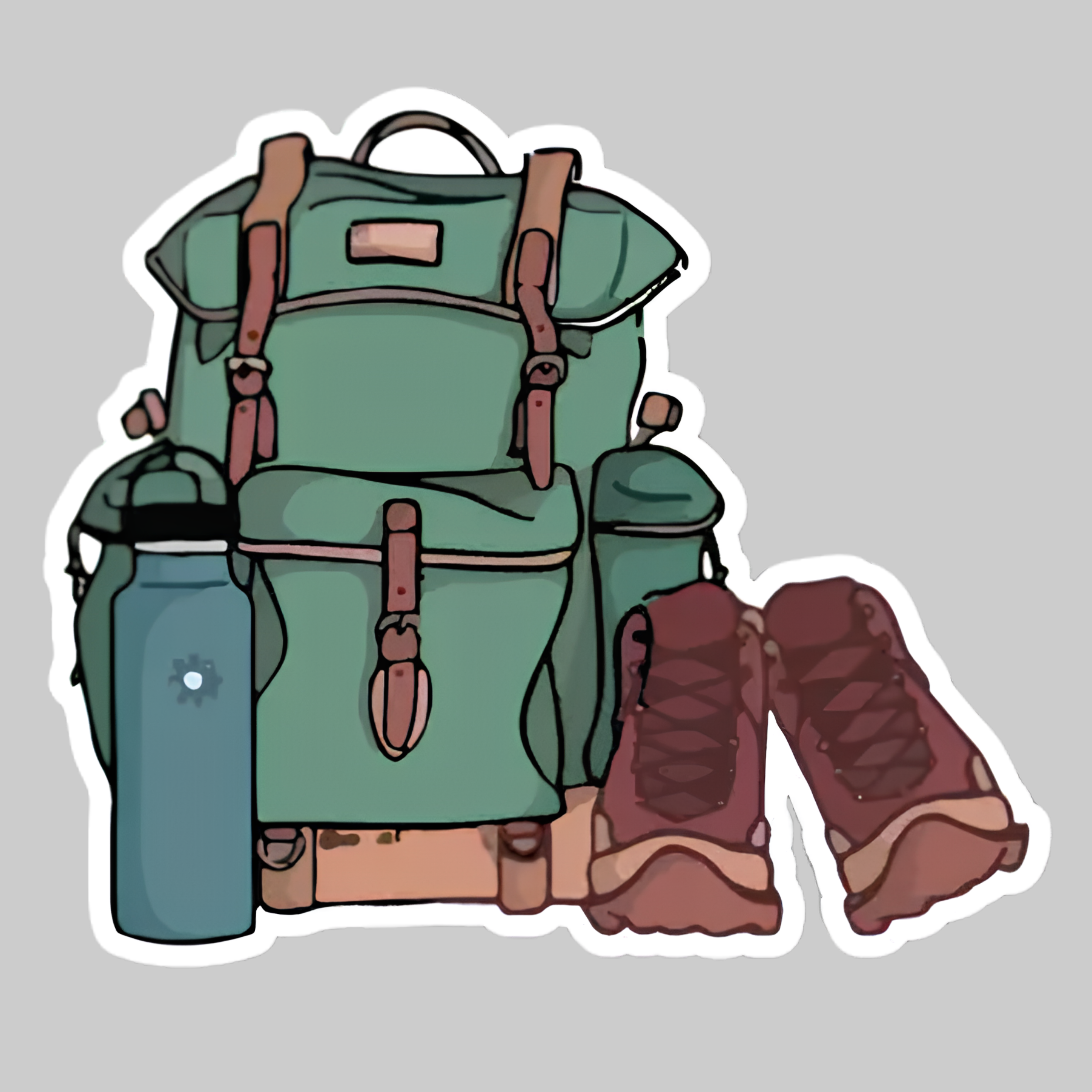 Booted & Packed | Iron on patch | Vacay Mode