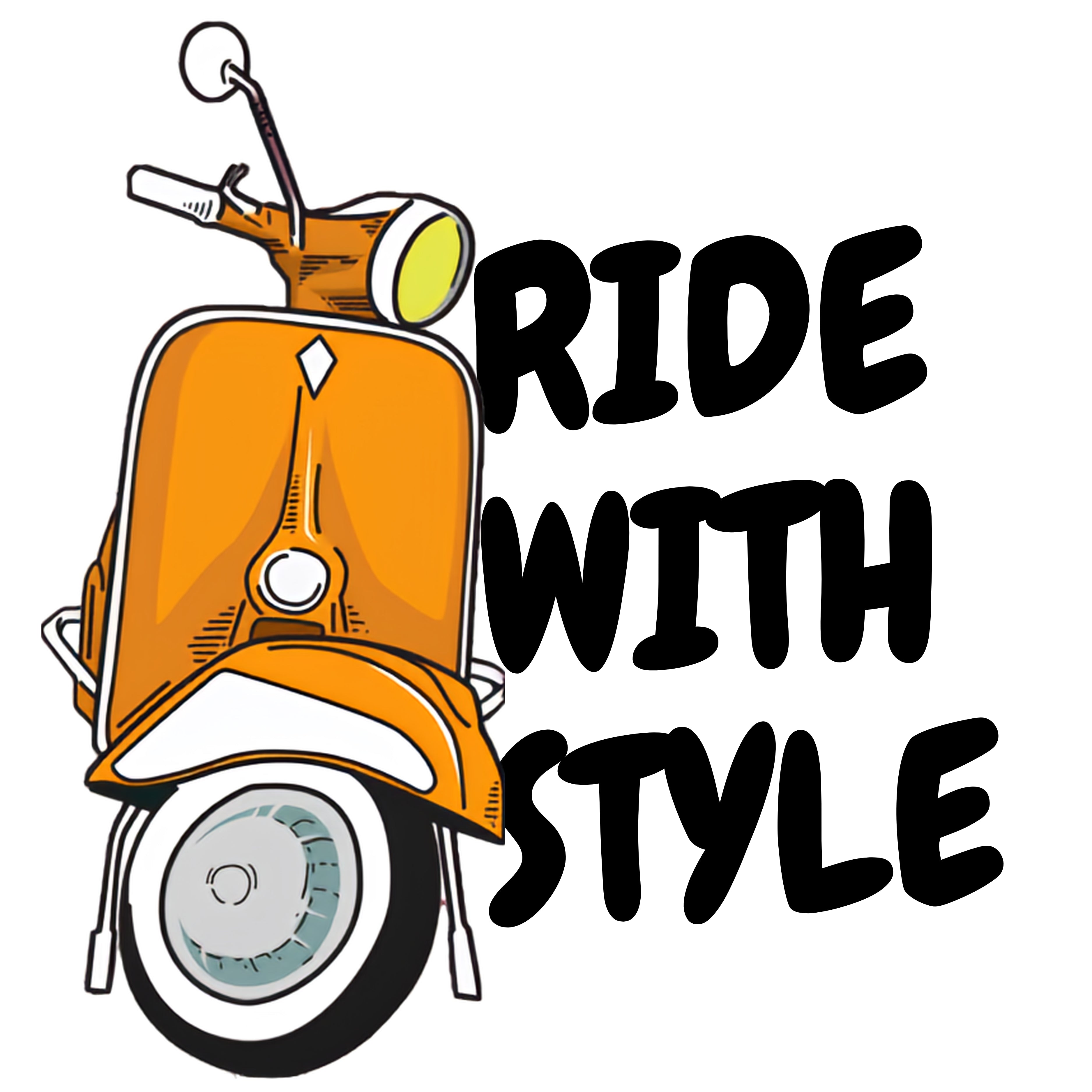 Ride with style | Iron-on Patch | Biker's Creed