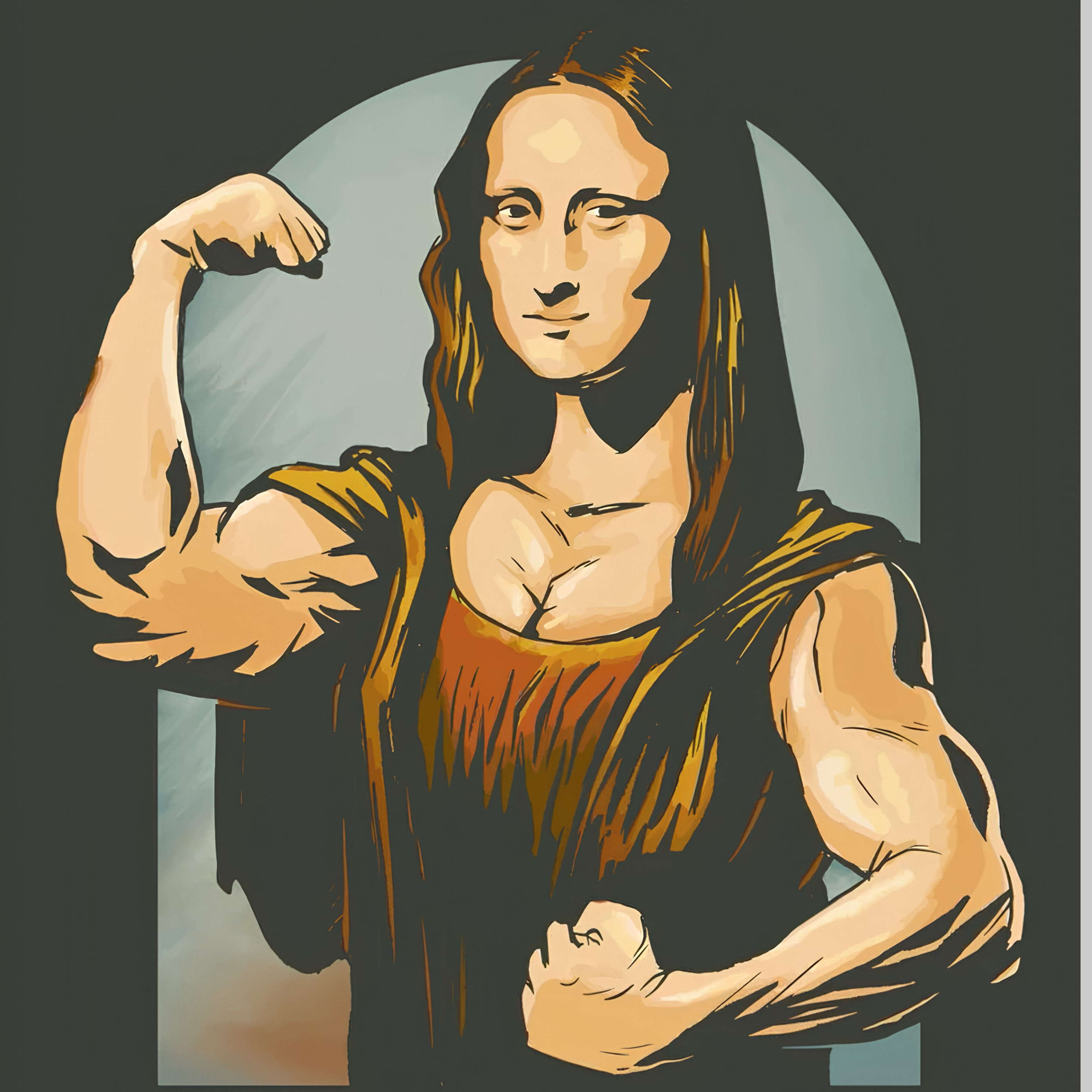 Mona Lifts-a | Iron-on Patch | Lift Cult