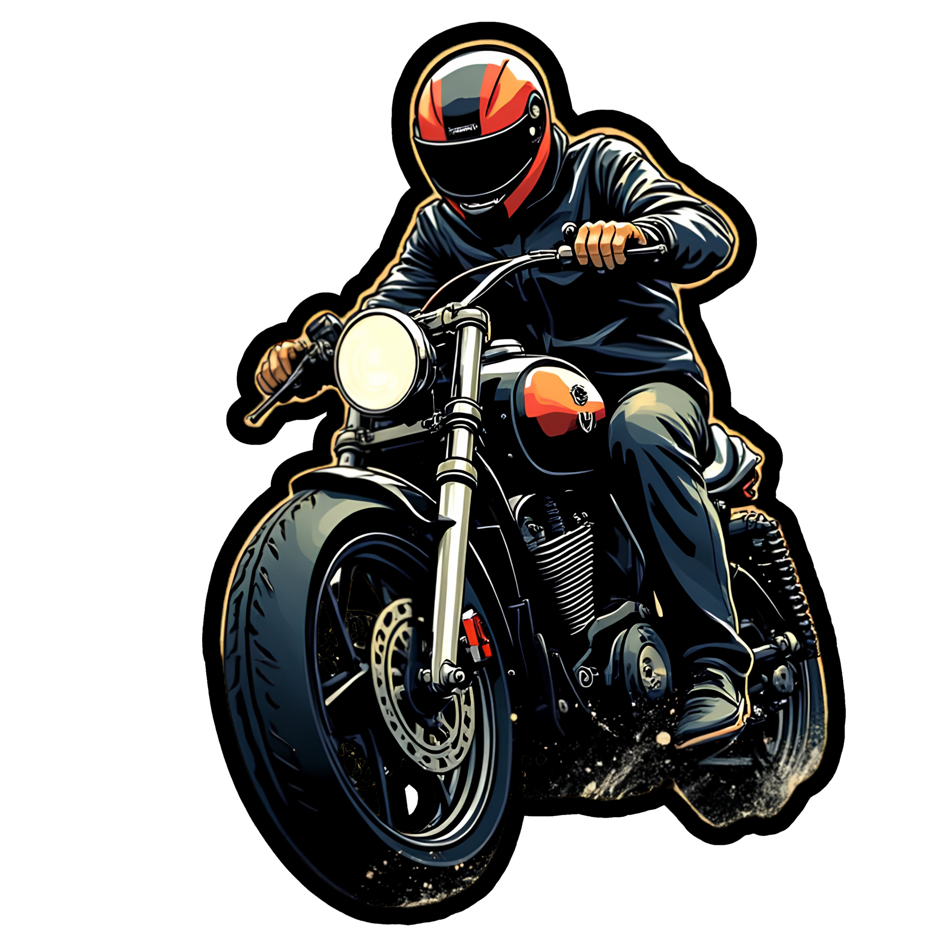 Consmic Rider | Iron-on Patch | Biker's Creed