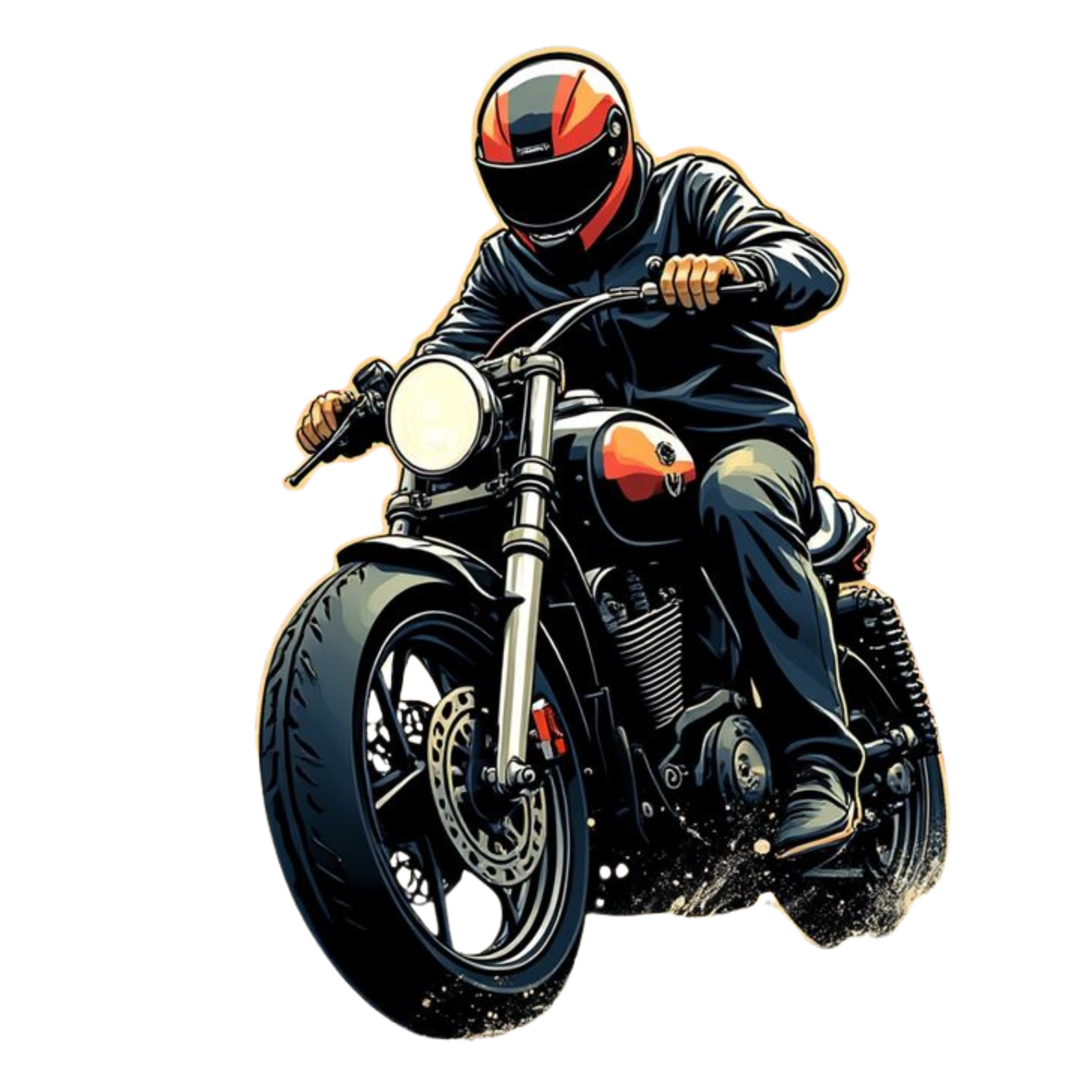 Consmic Rider | Iron-on Patch | Biker's Creed