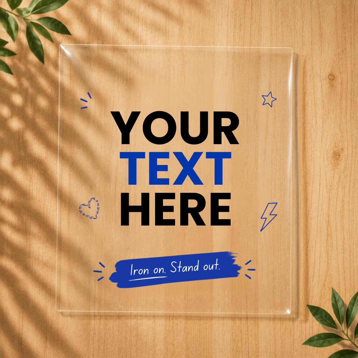 Customise Your Own Text | Iron-on Patch Pop Patches